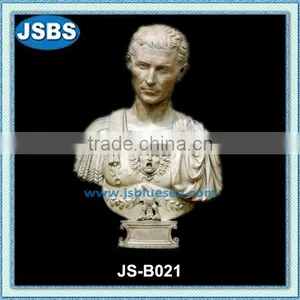 Hand Carved Marble Male Bust thumbnail-1