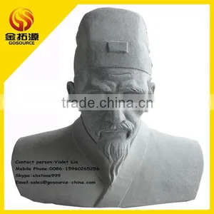 White Grey Stone Outside Decorative Busts thumbnail-1