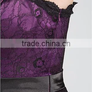 Gorgeous Knee-length Lace Black Sexy Homecoming Dresses Plus Size thumbnail-4