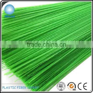 Different Green Colors of PET Broom Fiber PET Synthetic Fiber Polyester Plastic Filament thumbnail-2