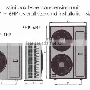 Copeland ZB Series Mini Condensing Unit Hermetic Small Box Type Condensing Unit for Sale thumbnail-3