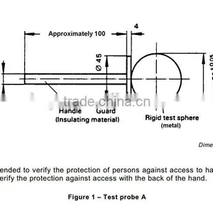 Lab Use Iec61032 Accessibility Probe With Handle/ Test Probe A thumbnail-2