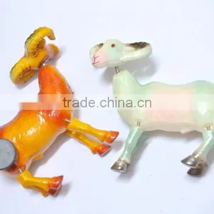 4 Inch New Design Goat Magnets for Fridge, Plastic Fridge Magnets for Tourism thumbnail-6