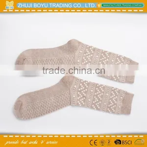 BY-161202 OEM Custom Wholesale Women's Socks Angora Wool Socks,Good Quality thumbnail-2