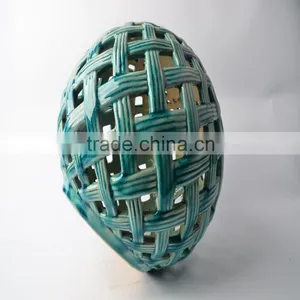 Ball Shape Ceramic Tealight Candle Holder thumbnail-2