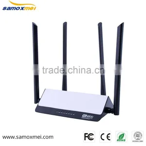 Dual Band AC1200 Concurrent 2.4G+5G Wireless Gigabit Router With 4 External Antennas thumbnail-2