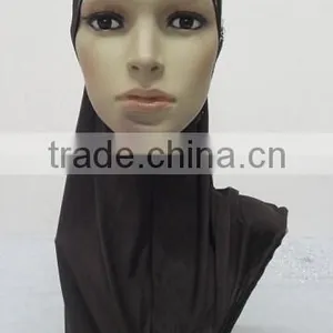 H252 Latest Muslim Hijab With Rhinestone and Crystals thumbnail-4