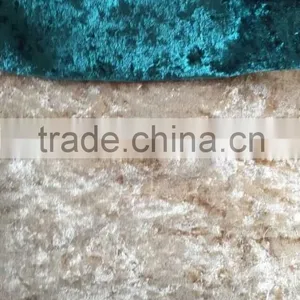 Blackout Creased Velveteen Fabric for Curtain With Coating thumbnail-1
