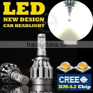 6500-7500K White and Yellow CREES XM L2 LED Car Headlight With H8 H9 H10 H11 H16 thumbnail-1
