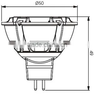 LG LED-Lamp MR16 8W/840/430lm/GU5,3/35.000h Dimmable M0840U35T5A thumbnail-2