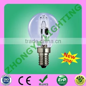 G45 220-240V 20W E14 Globle Halogen Bulb thumbnail-1