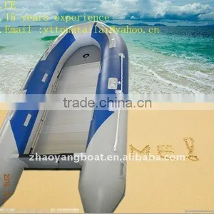 (CE) PVC Material Optioanl Floor Color Inflatable Boat thumbnail-1