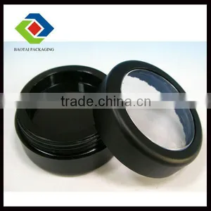 3g Black Small Plastic Cosmetic Jar for Nail thumbnail-1