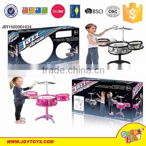 Hot Creative Mini Electric Jazz Finger Touch Drum Set Toy With Music thumbnail-5