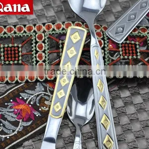 Gold Plated Hotlel Restaunt Cutlery TZ006 thumbnail-1