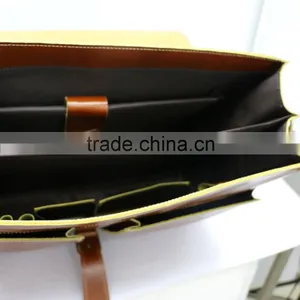Hot Sell Briefcase Vintage Men Briefcase Brown Business Briefcase thumbnail-6