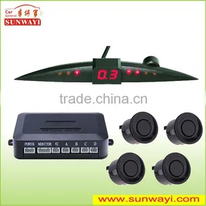 LED Parking Sensor System Car Reverse Backup Radar thumbnail-1