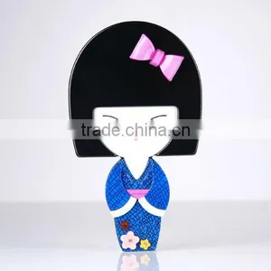 Factory Wholesale Hair Ornament Beautiful Fashion Hair Accessory Headwear Kids Gift Fashion Japan Lady Cosmetic Mirror thumbnail-1