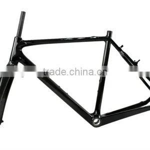 Carbon Cyclocross Bike Frame, T700 Carbon Fiber Frame, Chinese cx Frame V Brake , Cyclocross Bike ISP Frame thumbnail-3