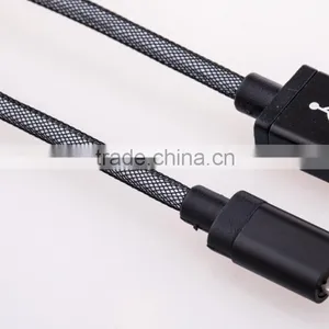 Tangle Resistant Aluminum Mesh Braided Micro 5 Pin USB Charger Cable for Samsung thumbnail-3