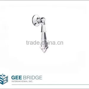 0843001 Solid Brass Crystal Cabinet Drawer Arrow Drop Pull Handle thumbnail-1