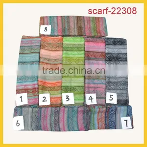 New Pattern Custom Geometric Printing Scarves thumbnail-1