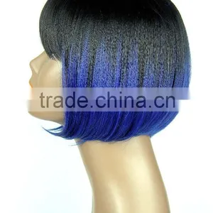 Christmas Party Used Wig Ombre Color New Style 100 Percent Futura High Tempreture Synthetic Hair Wig thumbnail-3