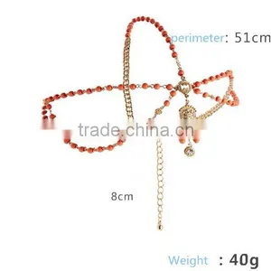 Women Fashion Vintage Gothic Luxury Rhinestone Head Chain Jewelry Headband Head Piece Hair Band thumbnail-3