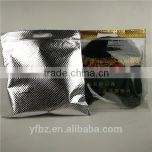 Custom Compound Laser Garment Packing Bag With Slideable Zipper /plastic Packaging Bag for Clothes thumbnail-3