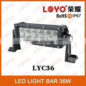 Dual Row 36w Waterproof Flood/spot/combo Beam IP67 Light Led Light Bar for Cars thumbnail-1