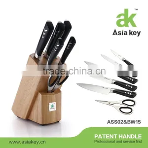 Hot Selling 7pcs Stainless Steel Paring Knife Set With Stand For Kitchen thumbnail-1