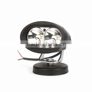 Oval Forklift Parts 20w LED Work Light 10-60VDC Waterproof Safe Warning Light Led Pod Spot/flood Beam thumbnail-2