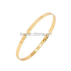 Memories Bangles With Customize Design Word 'BLESS' With 4mm/7mm Width thumbnail-3