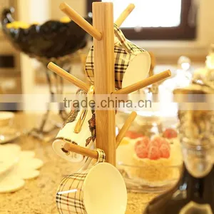 Bamboo Cup Hanger Rack thumbnail-4