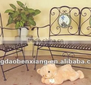 Wrought Iron Furniture Iron Chairs End Table Best-selling Metal Furniture thumbnail-1