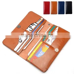 Modest Luxury Waterproof Leather Multifaction Wallet Case for Cellphone,Cards,Money thumbnail-1