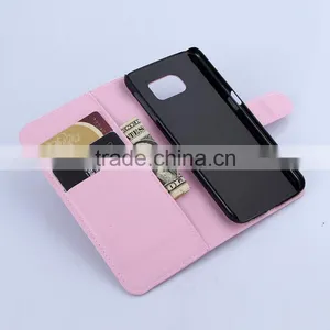 Factory Outlet Luxury Lichee Leather Flip Cover Case With Wallet and Card Slot for Samsung GALAXY S6 thumbnail-6