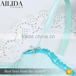 OEM Women Lace Push Up Underwire Bra Sets Womens Lingerie thumbnail-6