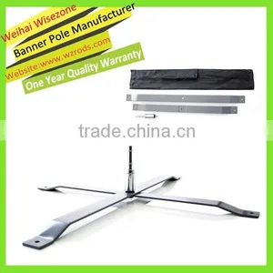 Hot Sale Cheap Fixed Cross Bses/Flag Pole Base/Banner Pole Base thumbnail-2