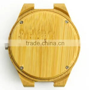 Genuine Leather Band Wooden Watch With Your Logo thumbnail-5