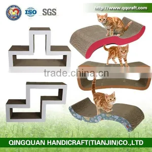 New Products Pet Cat Product Corrugated Cardboard Cat Scratcher thumbnail-2