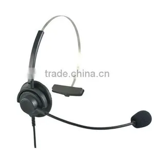Monaural Type Telephone Headset With Rj11 for Call Center With QD Optional (OEM/ODM) thumbnail-1