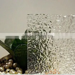 Clear Pattern Glass ; Diamond Patterned Glass thumbnail-3