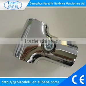 Pipe Fittings Aluminum Alloy 25mm Tube Connector for Round Tubes thumbnail-1