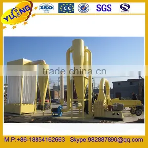 Waste Rubber Straw Hammer Mill , Multi Purpose Wood Chip Grinder Machine thumbnail-5