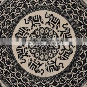 Twin Ethnic Elephant Mandala Boho Wall Art Hippie Home Decorative Wall Hanging Tapesry thumbnail-3