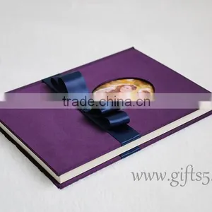 Purple Wedding Guest Book in Handmade thumbnail-3