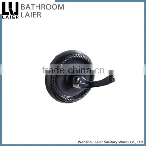 Customized Direct Marketing Factory Zinc Alloy ORB Finishing Bathroom Sanitary Items Wall Mounted Robe Hook thumbnail-5