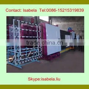 Insulation Glass Machinery / Vertical Insulating Glass Automatic Flat Press Produce Line / Double Glass Process Line (LB1800P) thumbnail-1