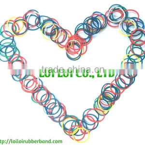Supply Small Loom Rubber Bands - HOT Cheap Price Small Circular Loom Band Glitter Rubber Band Natural thumbnail-6